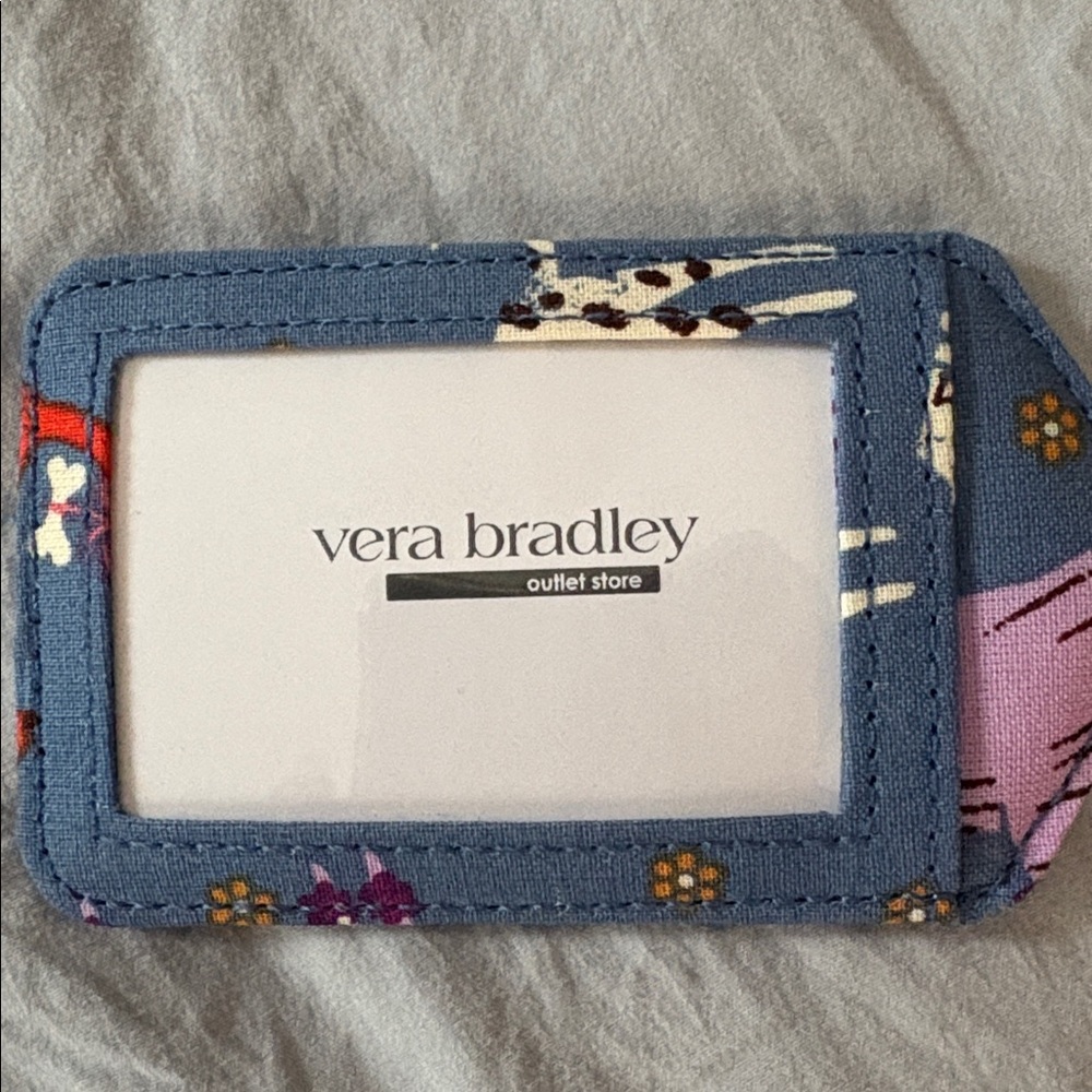 Vera Bradley Essential Luggage Tag Bark Park NWT $15 Dog - Picture 2 of 5